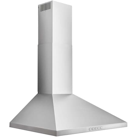 Broan-Nutone Broan 30-in. Classic Pyramid Chimney Range Hood with 630 CFM and LED Lighting BWP2306SS